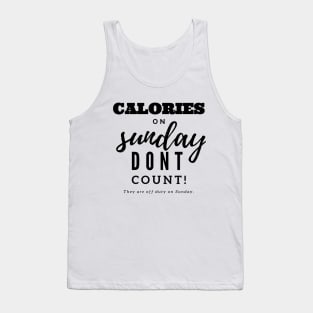 The food lovers slogan - Cool typography graphic Tank Top